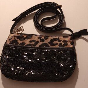 Juicy Couture Leopard Print and Sequin Small Crossbody